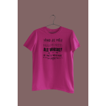 Víno je můj nejlepší přítel - Dámské tričko - Fuchsia L