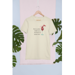 Život je příliš krátký - Dámské tričko - Natural XL