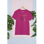 Život je příliš krátký - Dámské tričko - Fuchsia L
