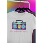 Cool people don't dance - Dámské tričko - Světle šedá L