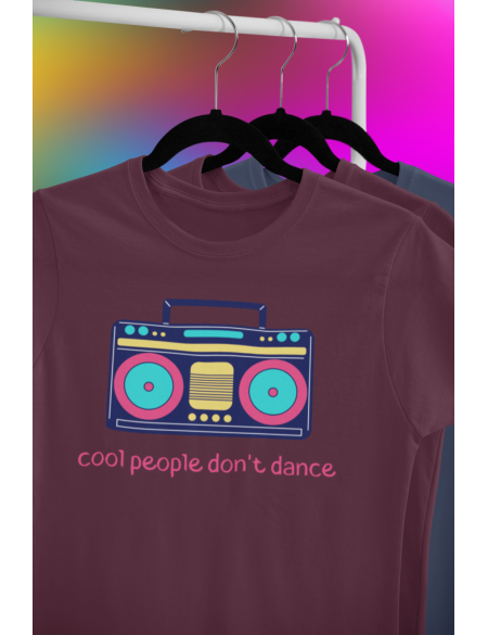 Cool people don't dance - Dámské tričko - Černá