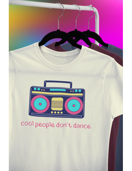 Cool people don't dance - Dámské tričko - Natural XXL