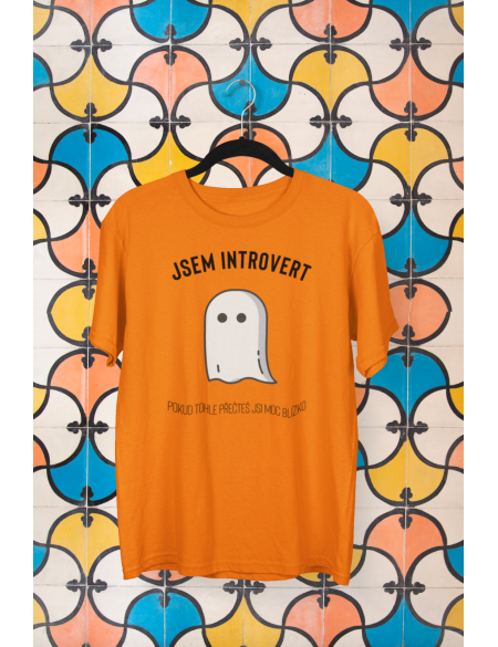 Jsem introvert - Dámské tričko - Oranžová