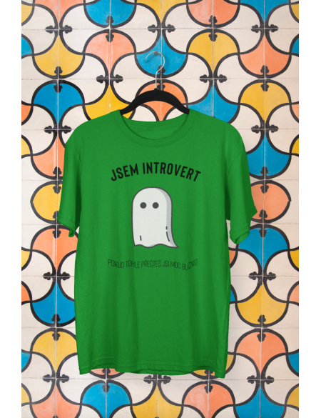 Jsem introvert - Dámské tričko - Zelená XXL