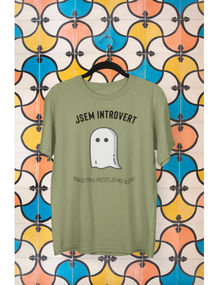 Jsem introvert - Dámské tričko - Khaki M