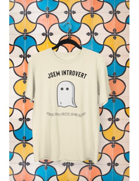 Jsem introvert - Dámské tričko - Natural M