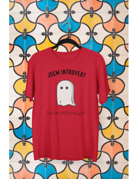 Jsem introvert - Dámské tričko - Červená S