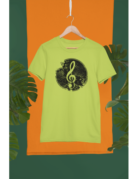 Houslový klíč - Dámské tričko - Apple green S