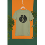 Houslový klíč - Dámské tričko - Khaki L