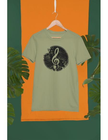 Houslový klíč - Dámské tričko - Khaki XXL