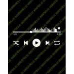 Přehrávač - Dámské tričko - Růžová S