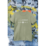Přehrávač - Dámské tričko - Khaki L