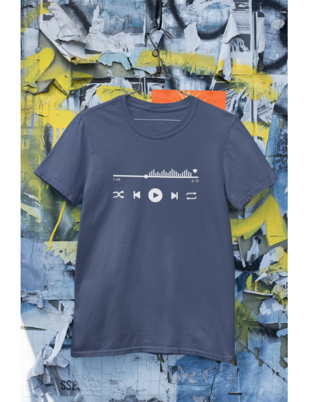 Přehrávač - Dámské tričko - Denim XXL