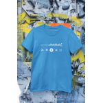 Přehrávač - Dámské tričko - Modrá Aqua XXL