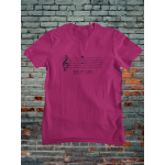 Shut up nota - Dámské tričko - Fuchsia S