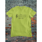 Shut up nota - Dámské tričko - Apple green XXL
