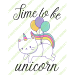 Time to be unicorn - Dámské tričko - Růžová S