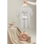Time to be unicorn - Dámské tričko - Světle šedá XL