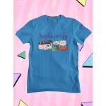 Sushi párty - Dámské tričko - Modrá Aqua XL