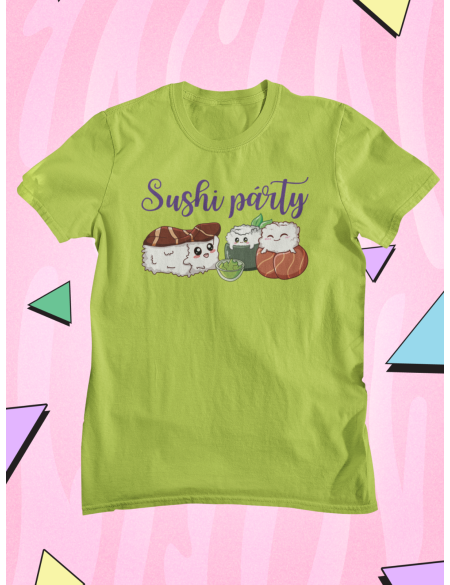 Sushi párty - Dámské tričko - Apple green S