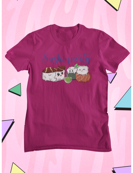 Sushi párty - Dámské tričko - Fuchsia L