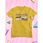 Sushi párty - Dámské tričko - Žlutá M