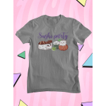 Sushi párty - Dámské tričko - Šedý melír XL