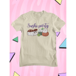 Sushi párty - Dámské tričko - Natural XL
