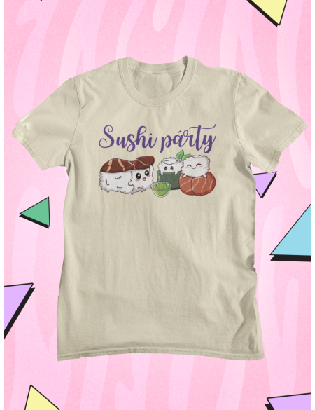 Sushi párty - Dámské tričko - Natural M