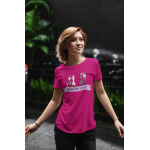 Dámy na tahu - Dámské tričko - Fuchsia XL
