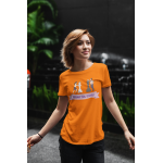 Dámy na tahu - Dámské tričko - Oranžová S