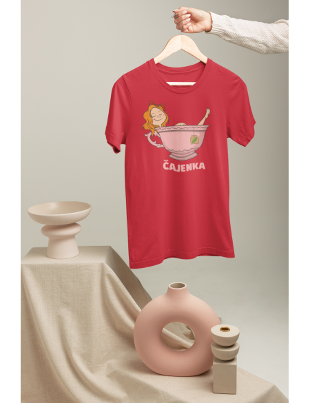 Čajenka - Dámské tričko - Červená S